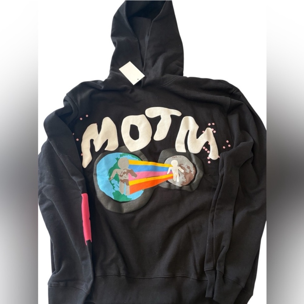 Black Hoodie with Colorful Graphic